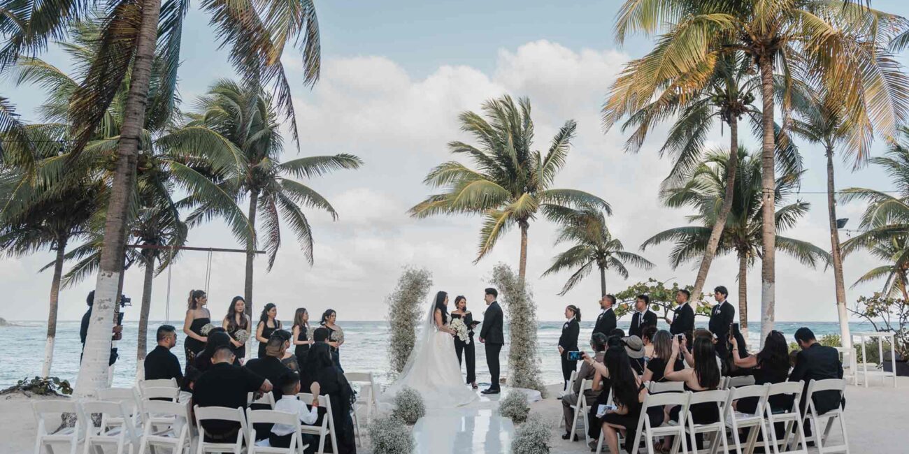outdoor beach wedding ceremony venue