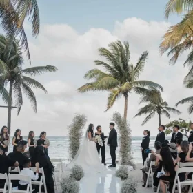 outdoor beach wedding ceremony venuev
